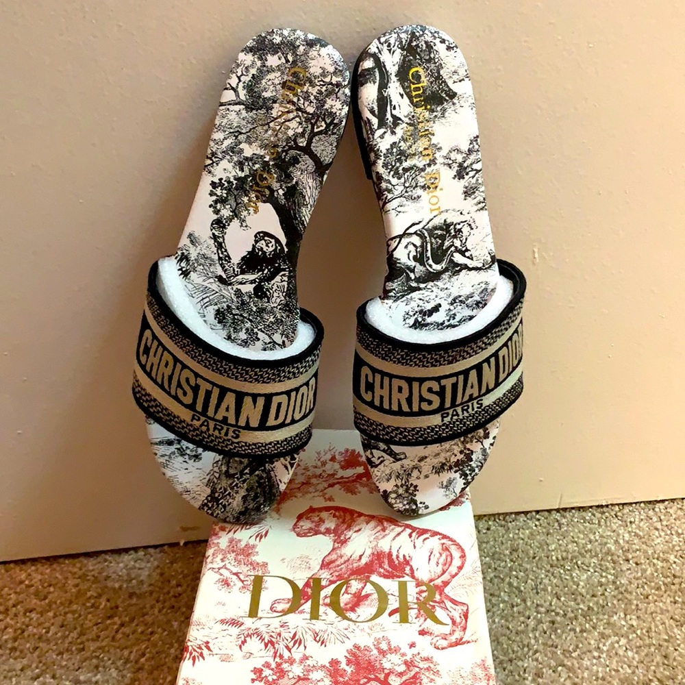 SOLD : Christian Dior Dway Slides